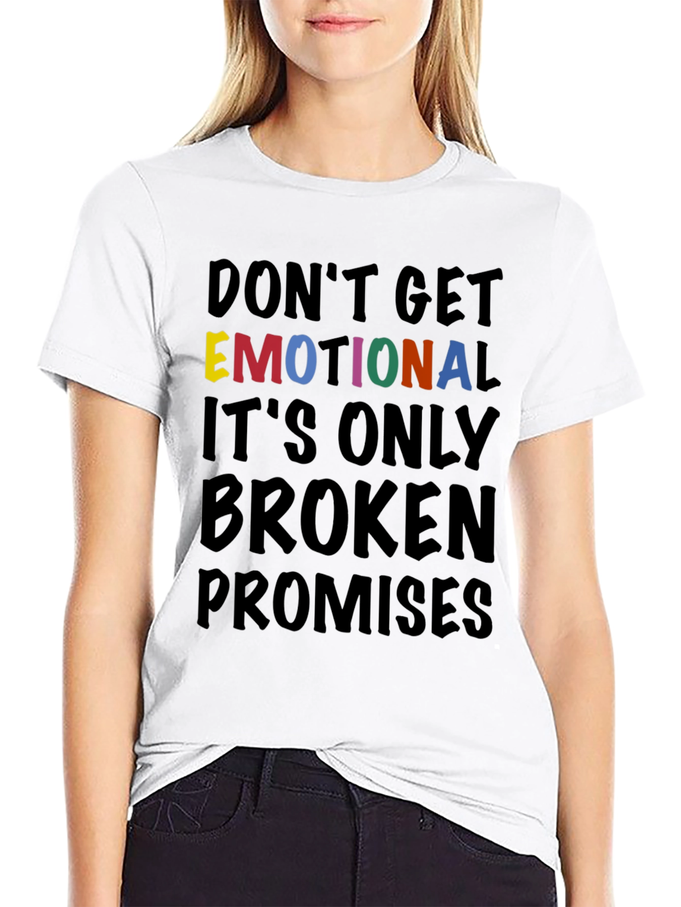 Emotional Broken Promises T-Shirt Graphic Tee