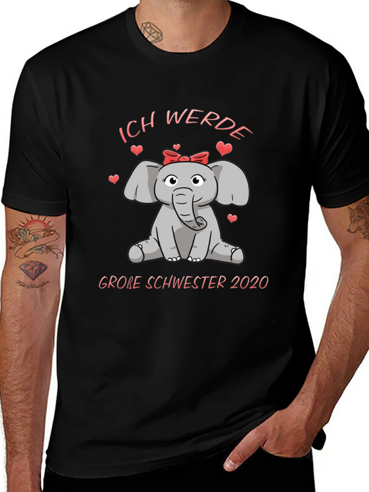 Big Sister 2020 Elephant T-Shirt