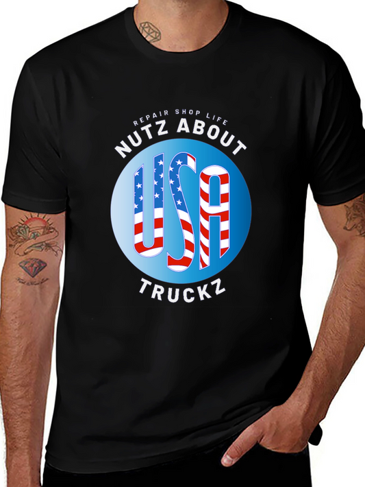 USA Truckz Patriotic Graphic Tee