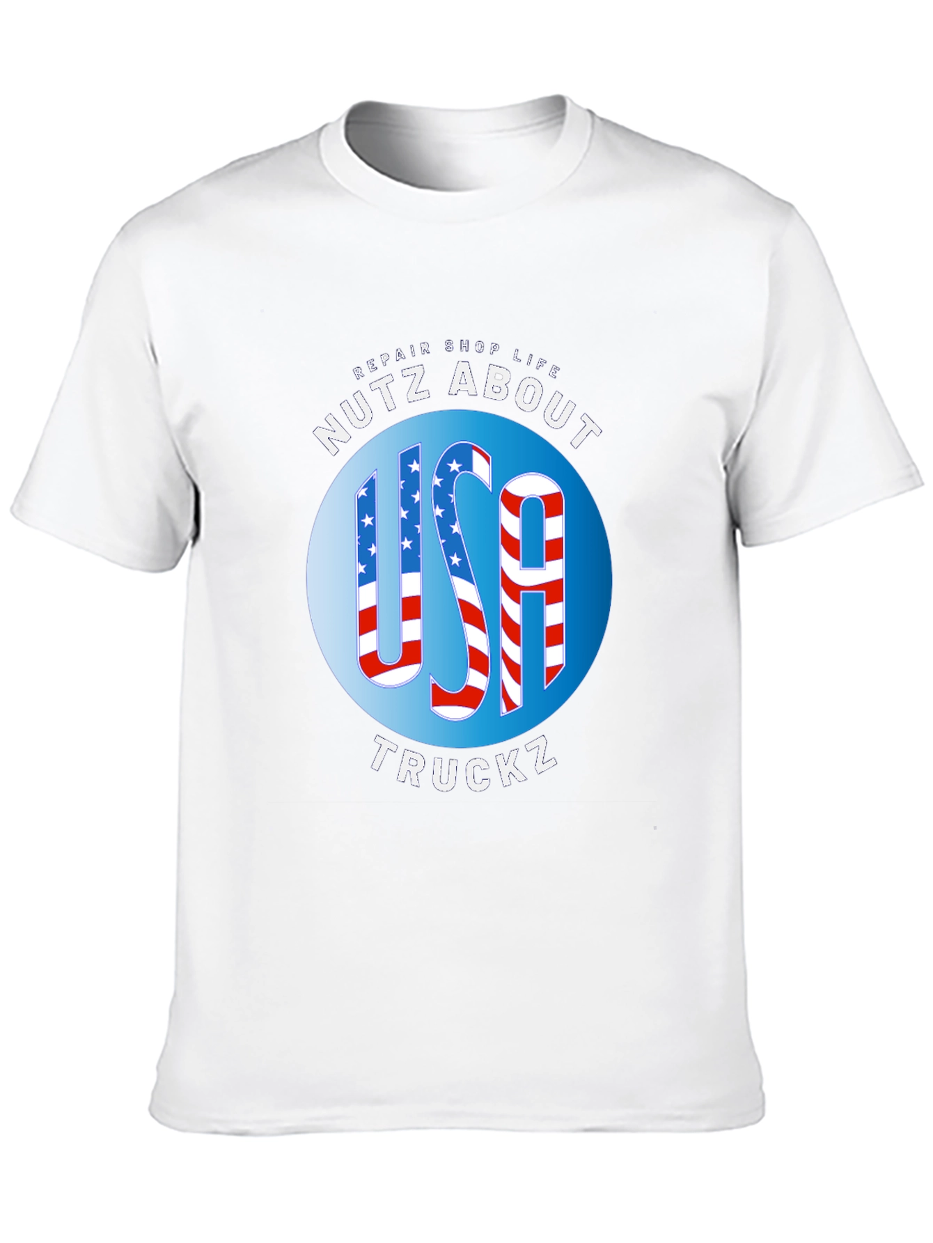 USA Truckz Patriotic Graphic Tee