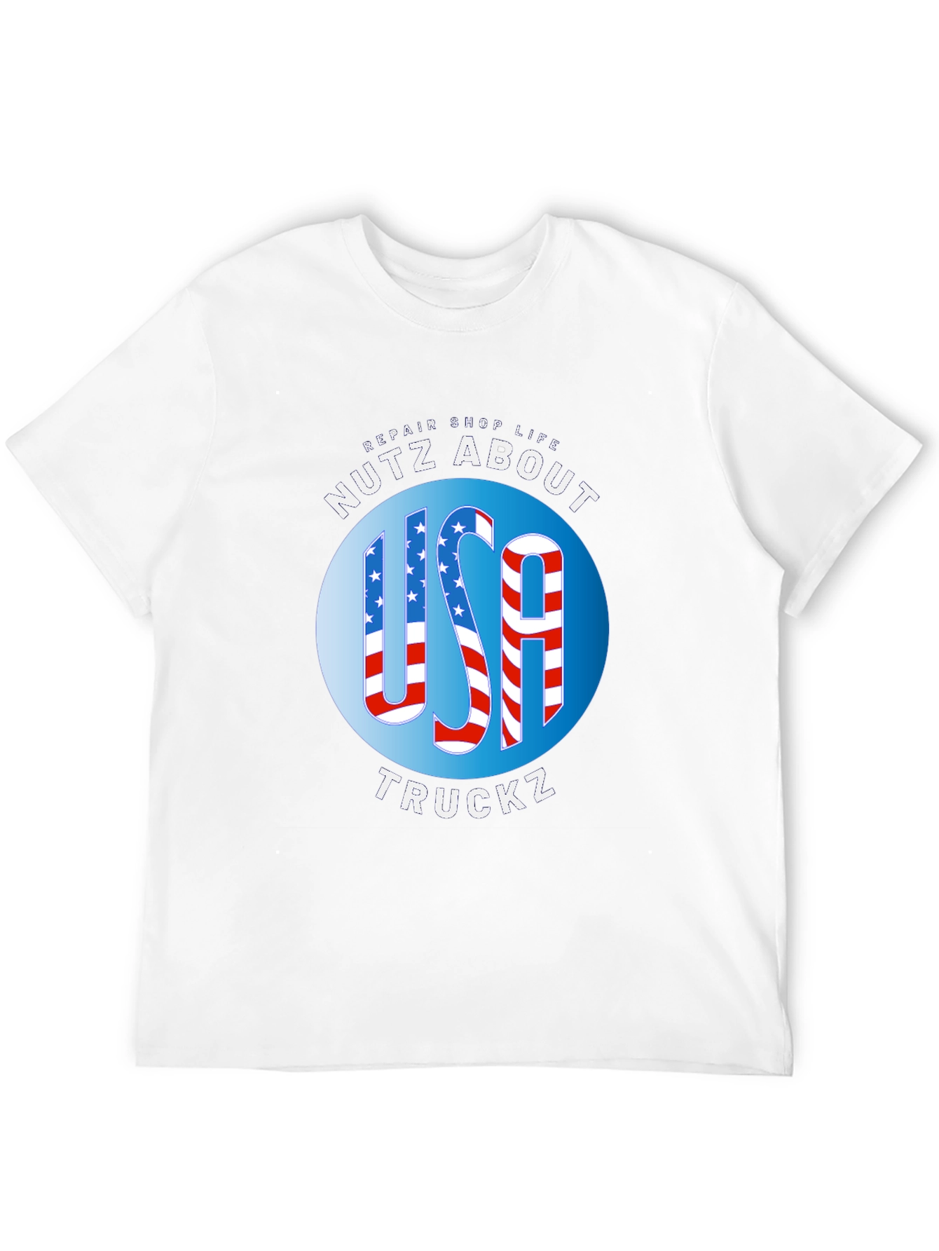 USA Truckz Patriotic Graphic Tee