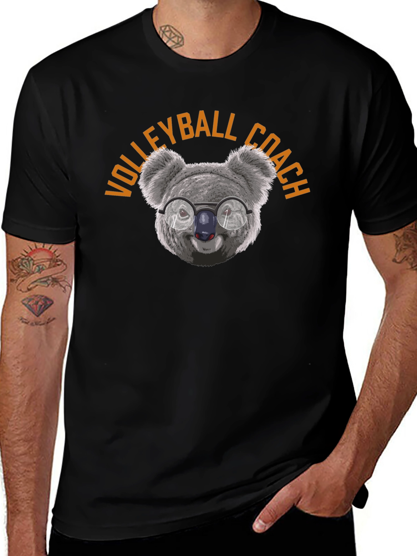 Volleyball Coach Koala T-Shirt