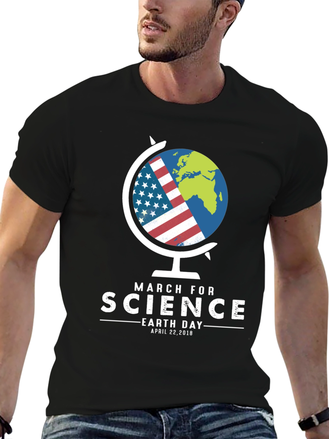March for Science Earth Day Graphic T-Shirt