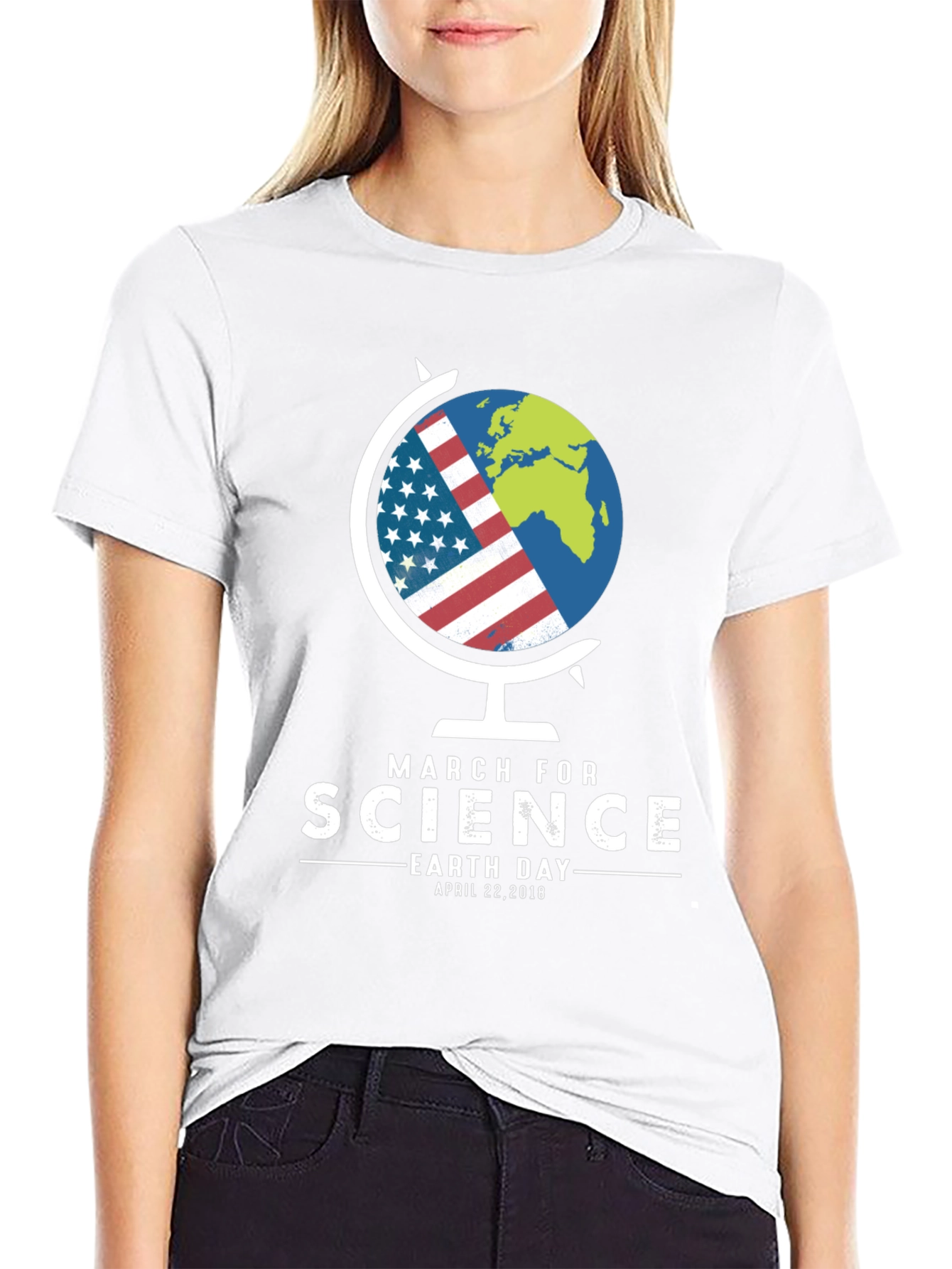March for Science Earth Day Graphic T-Shirt