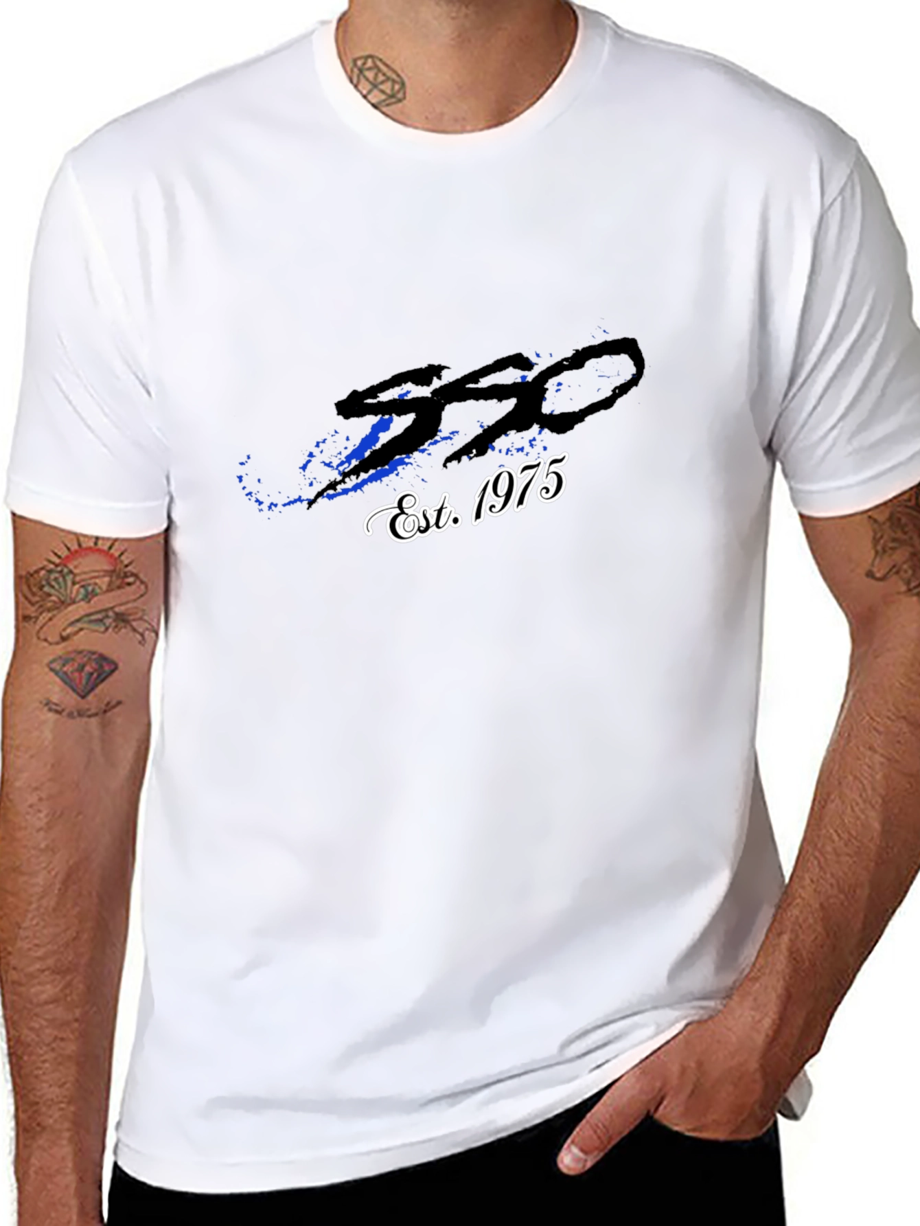 550 Est. 1975 Graphic Black T-Shirt