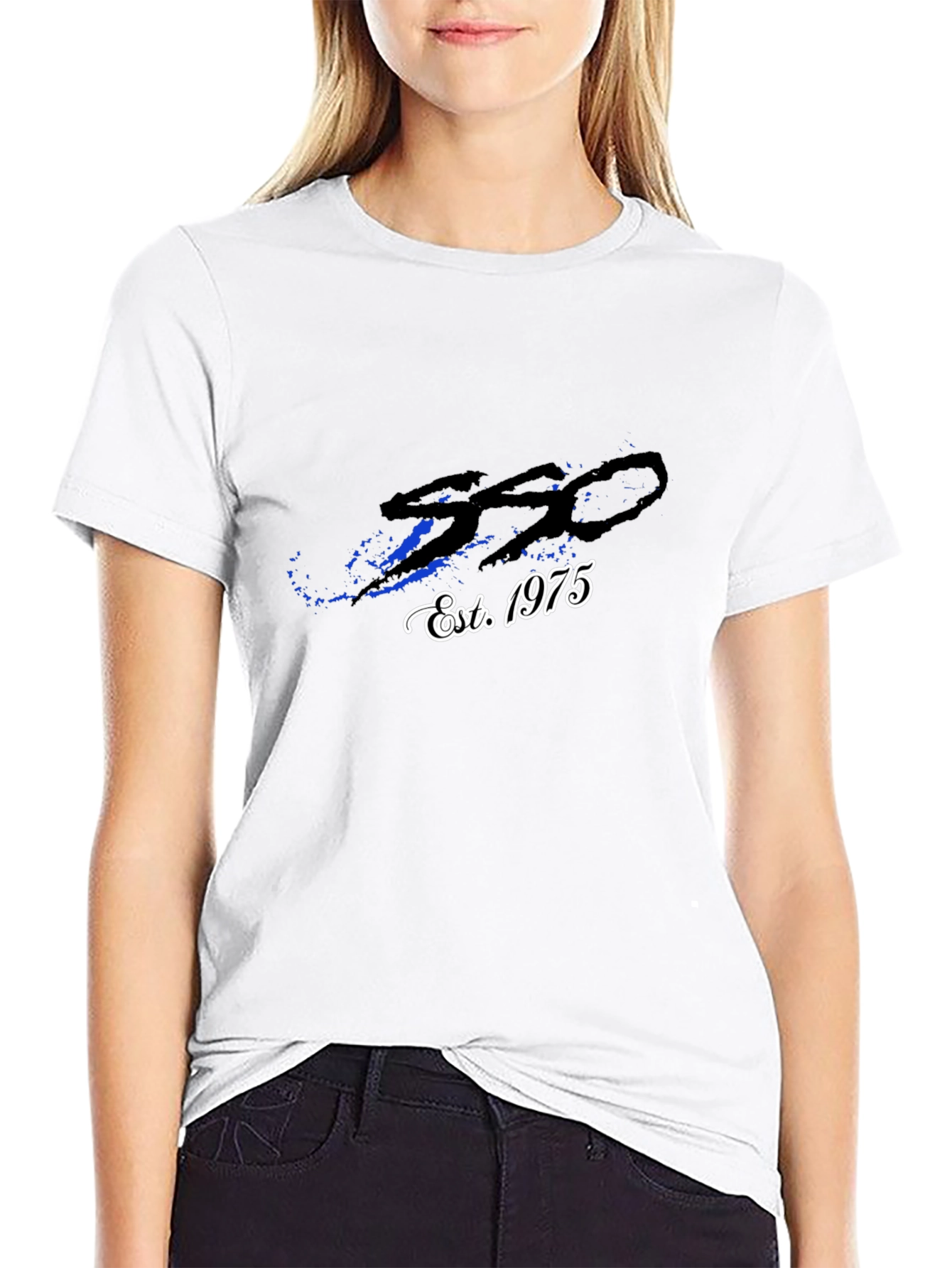 550 Est. 1975 Graphic Black T-Shirt