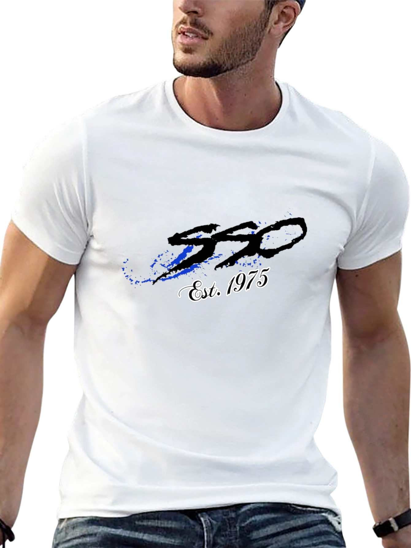 550 Est. 1975 Graphic Black T-Shirt