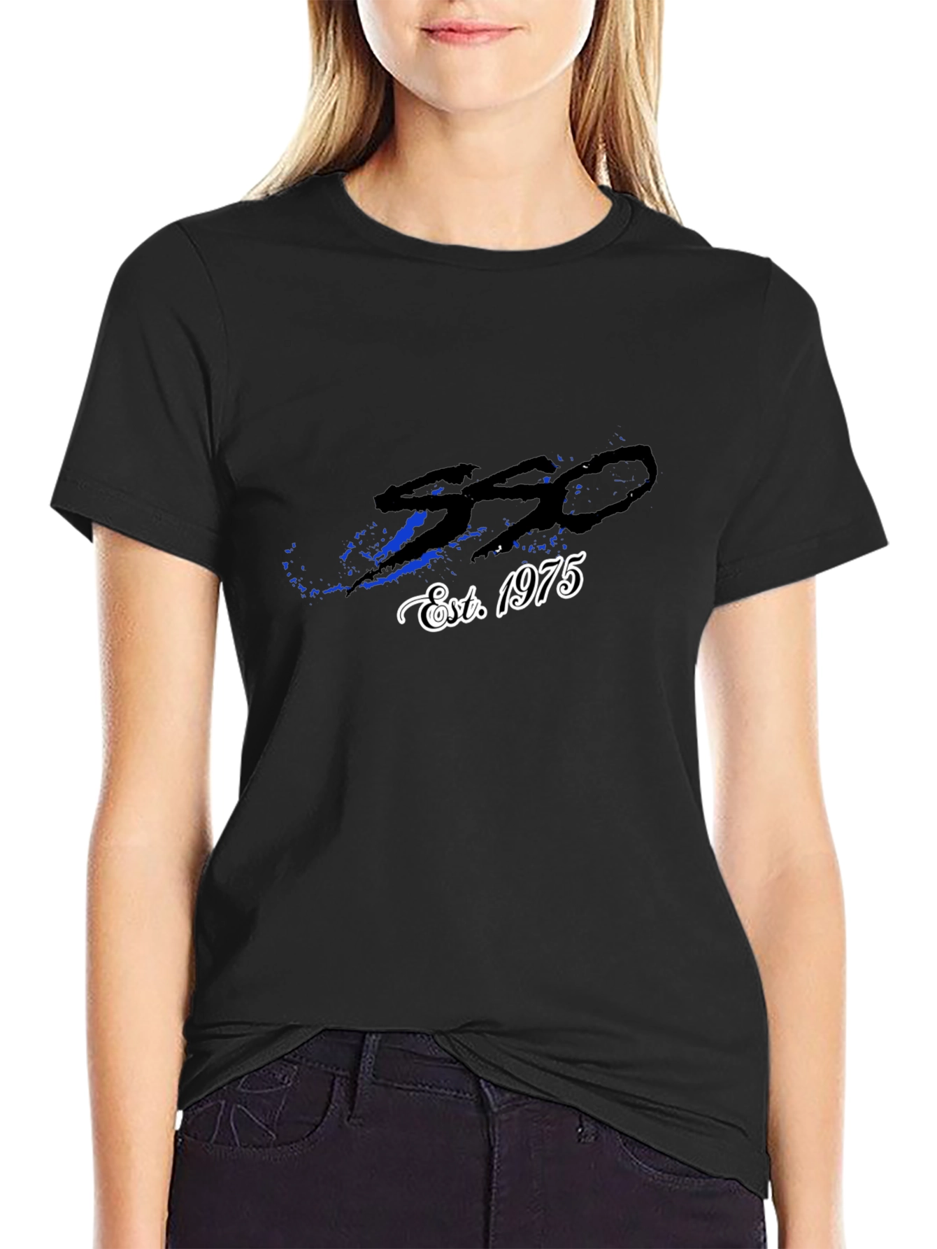 550 Est. 1975 Graphic Black T-Shirt