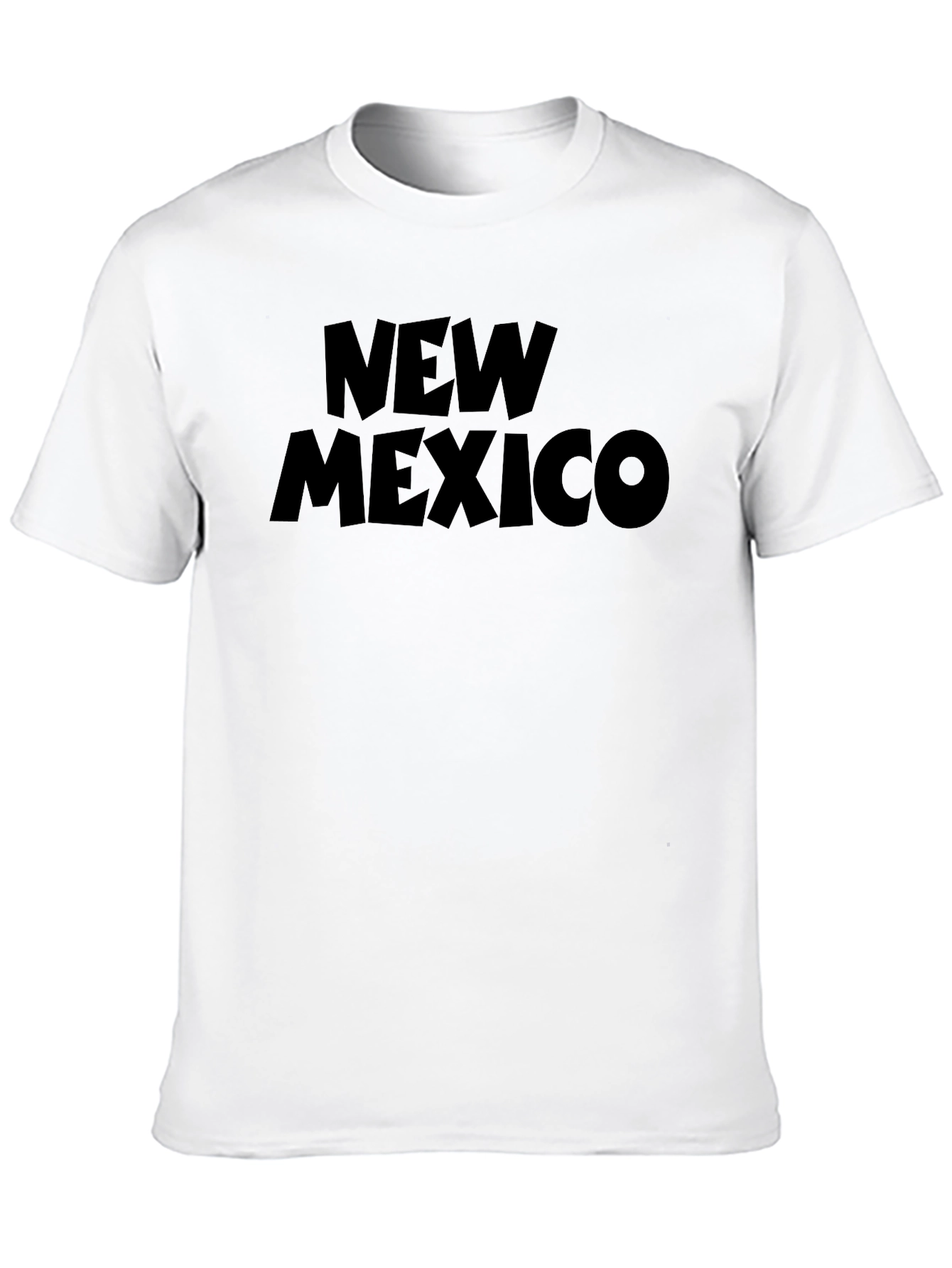 New Mexico Graphic Tee - Black Cotton T-Shirt