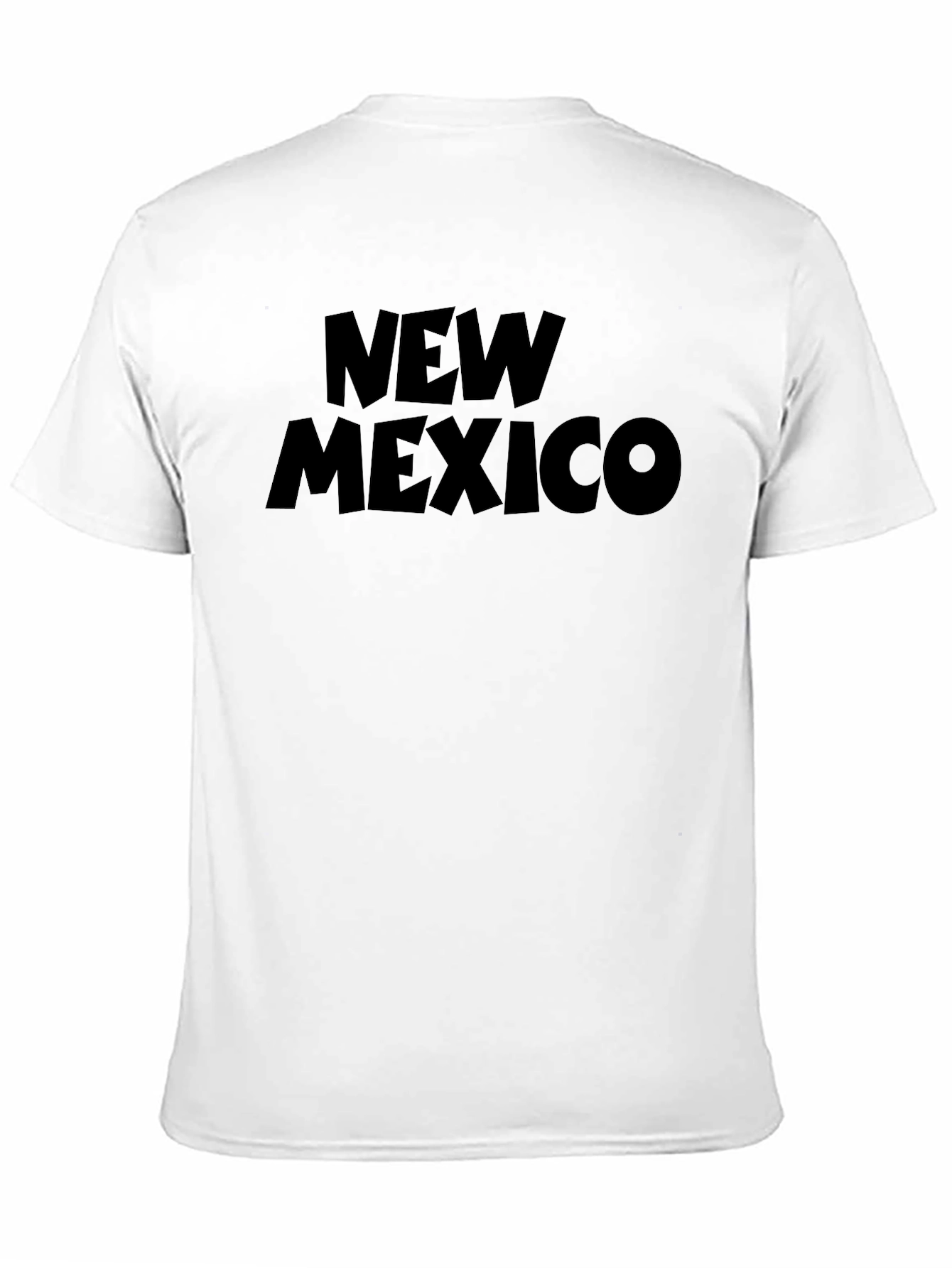 New Mexico Graphic Tee - Black Cotton T-Shirt