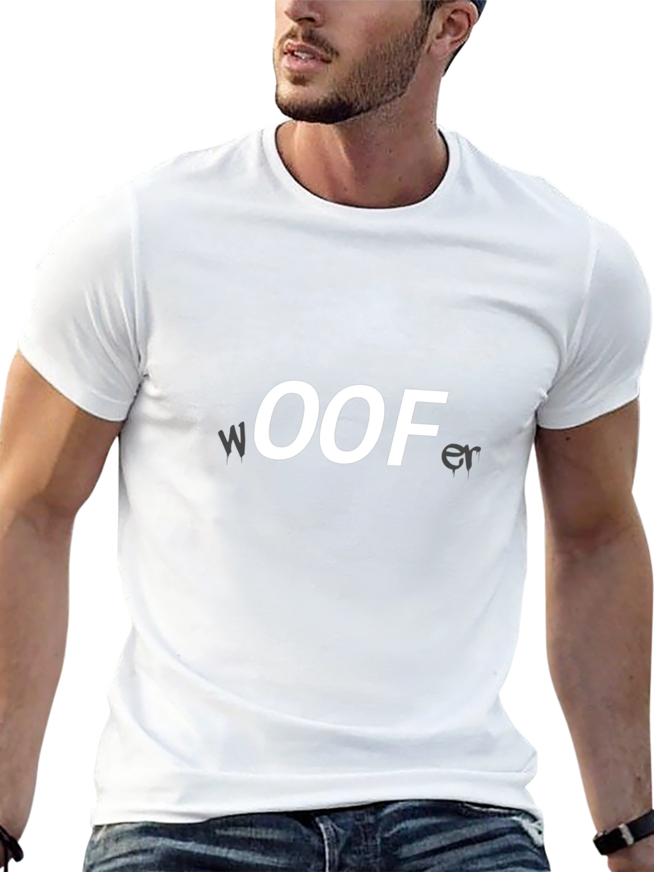 Black WOOFer Graphic T-Shirt