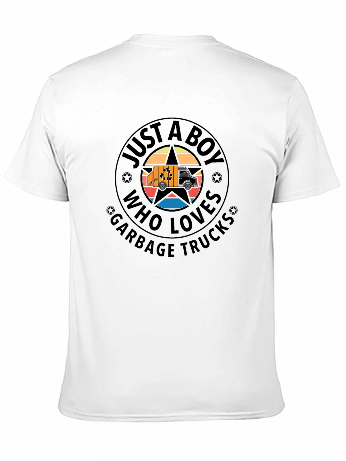Just a Boy Who Loves Garbage Trucks T-Shirt