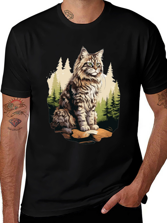 Cat in the Woods Graphic Tee