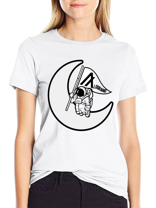 Algorand Astronaut T-Shirt - Black Cotton Tee