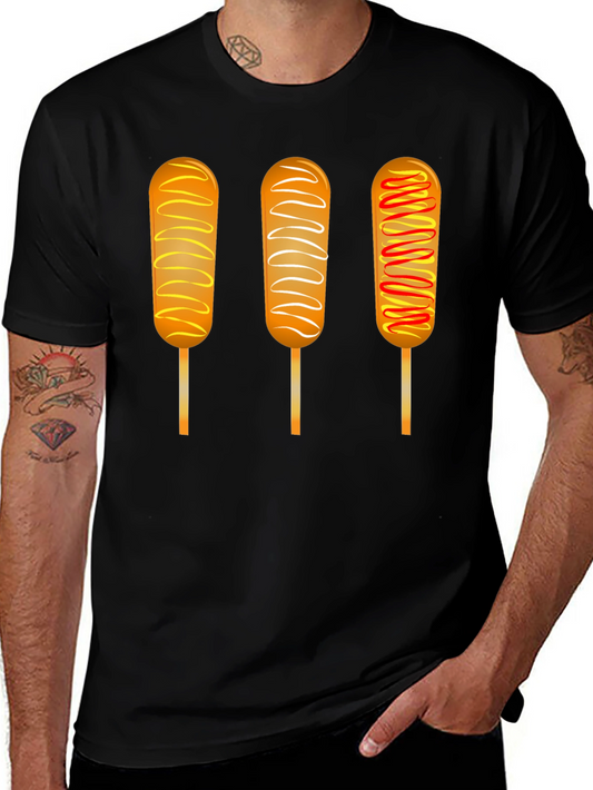 Corn Dog T-Shirt: Unique Foodie Graphic Tee
