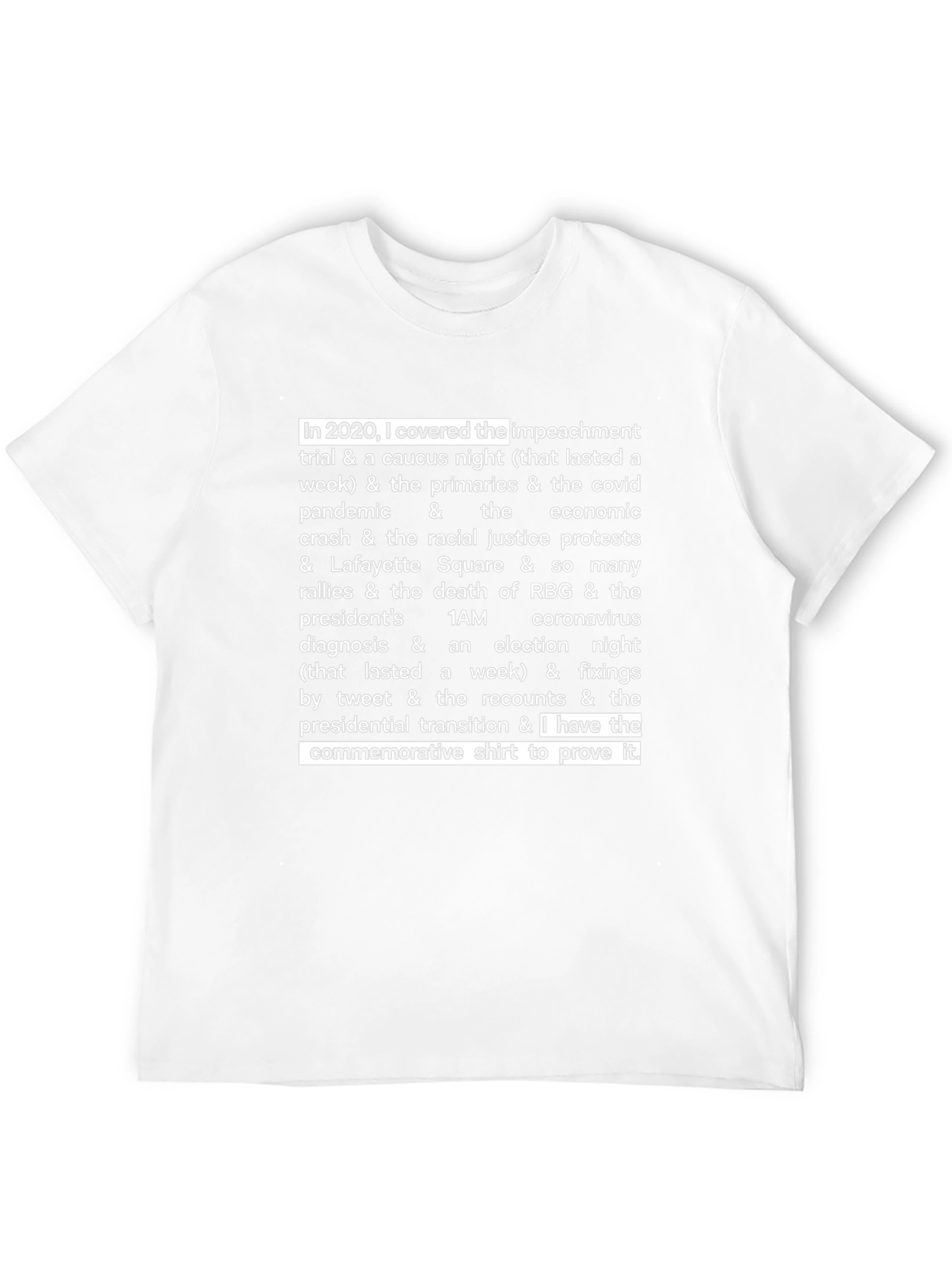 2020 Commemorative Event T-Shirt