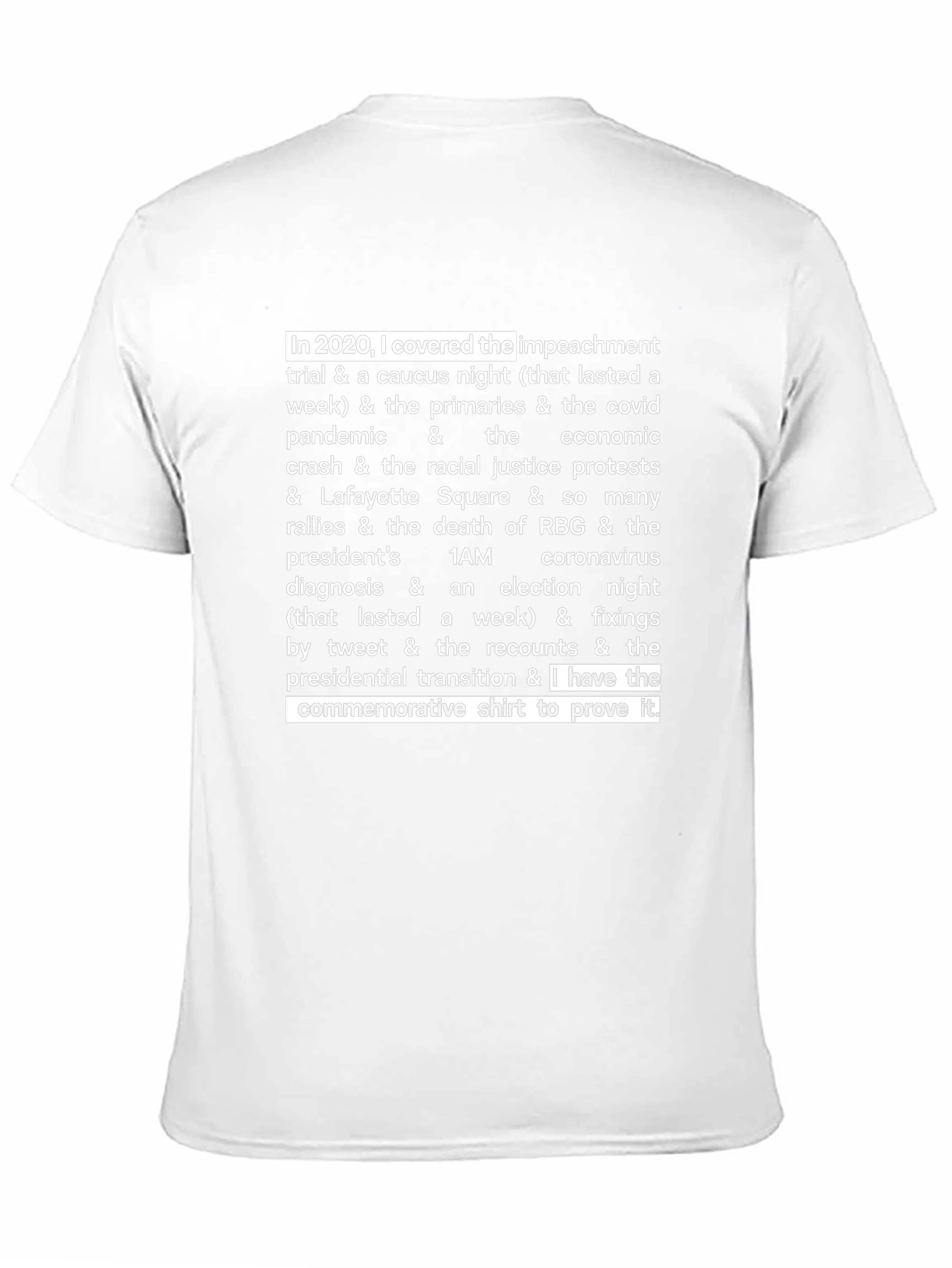 2020 Commemorative Event T-Shirt