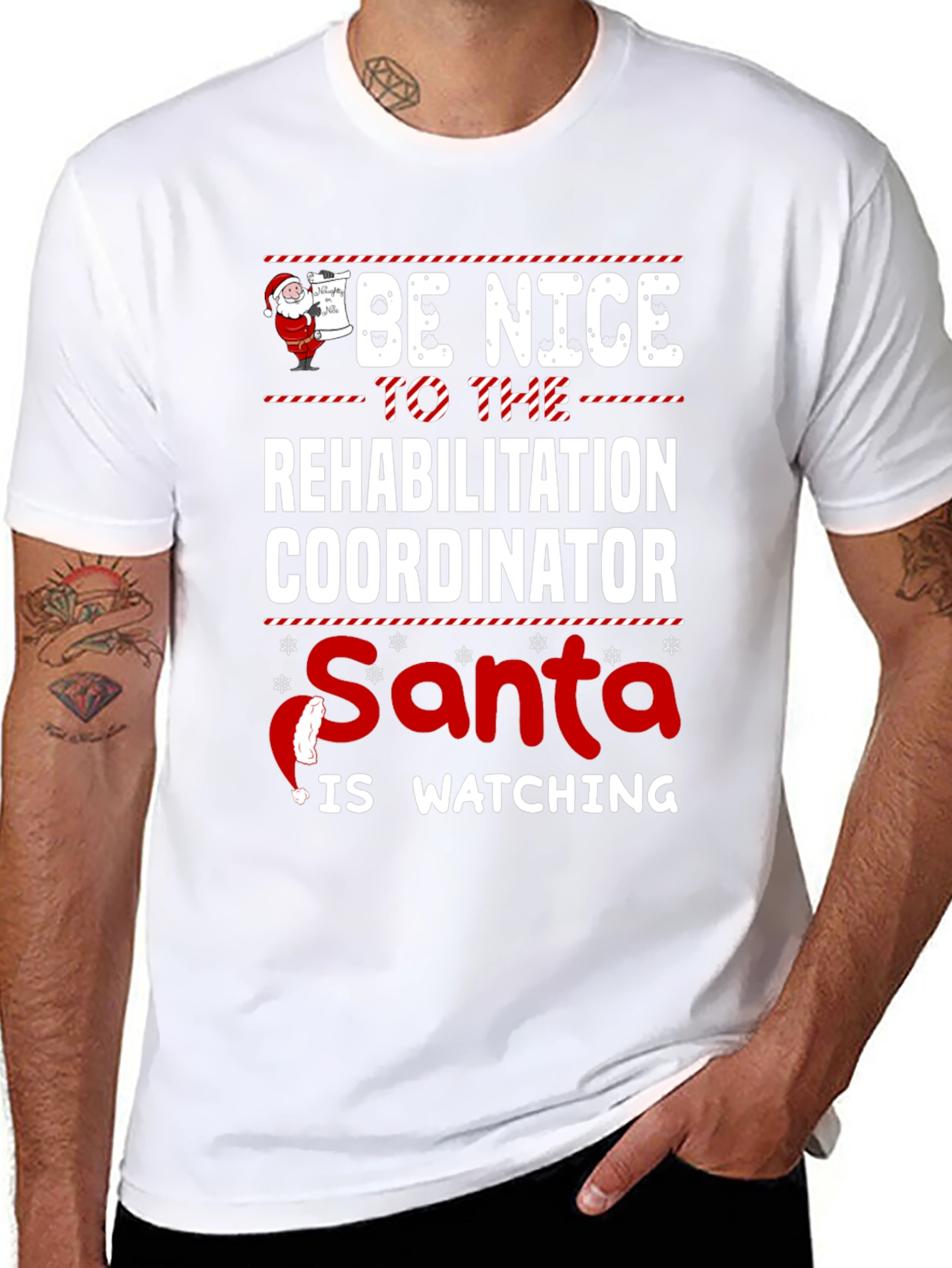 Funny Rehabilitation Coordinator Christmas T-Shirt
