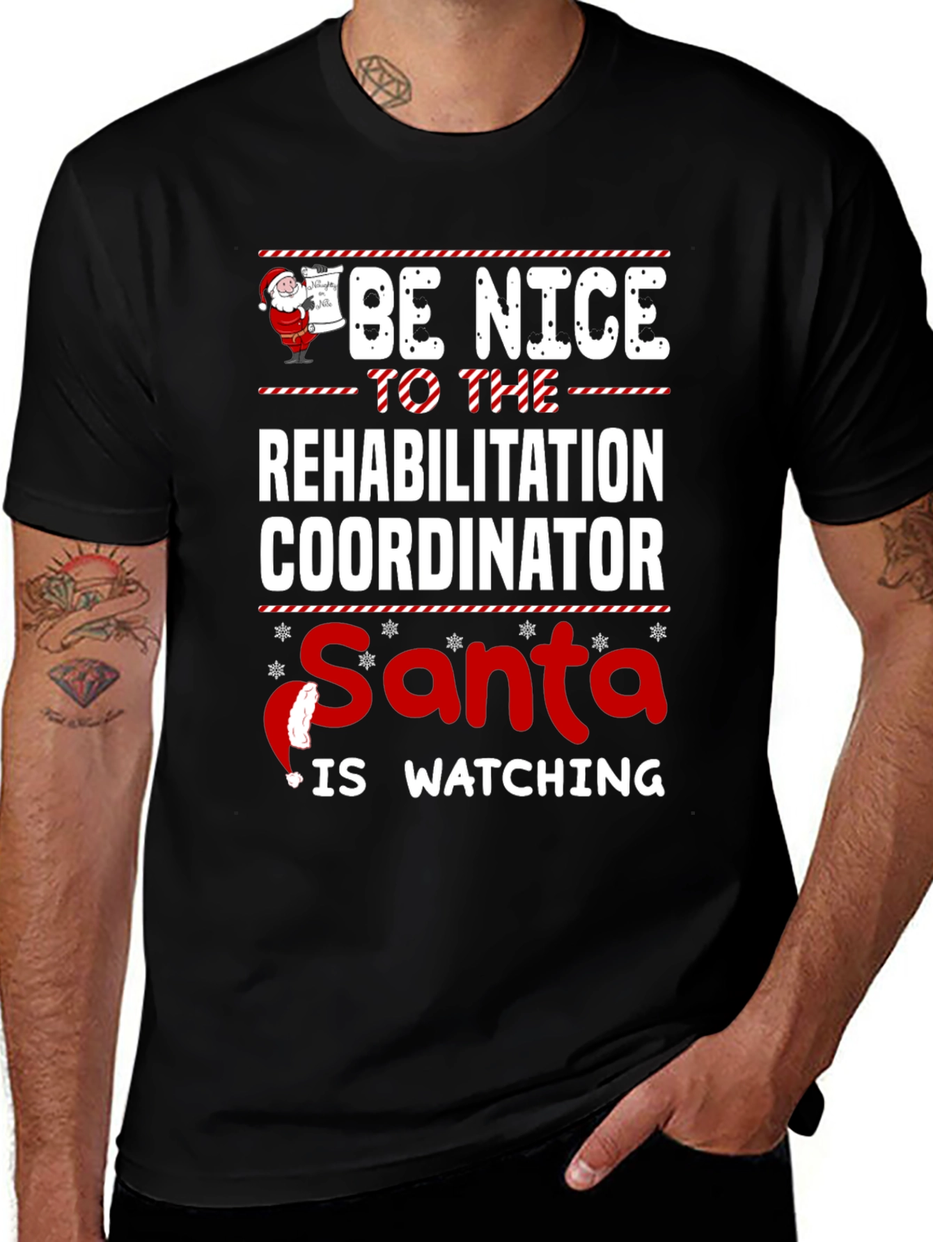 Funny Rehabilitation Coordinator Christmas T-Shirt