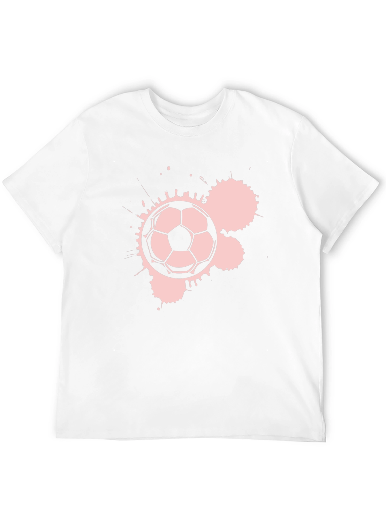 Soccer Splatter Tee - Black Cotton Graphic T-Shirt