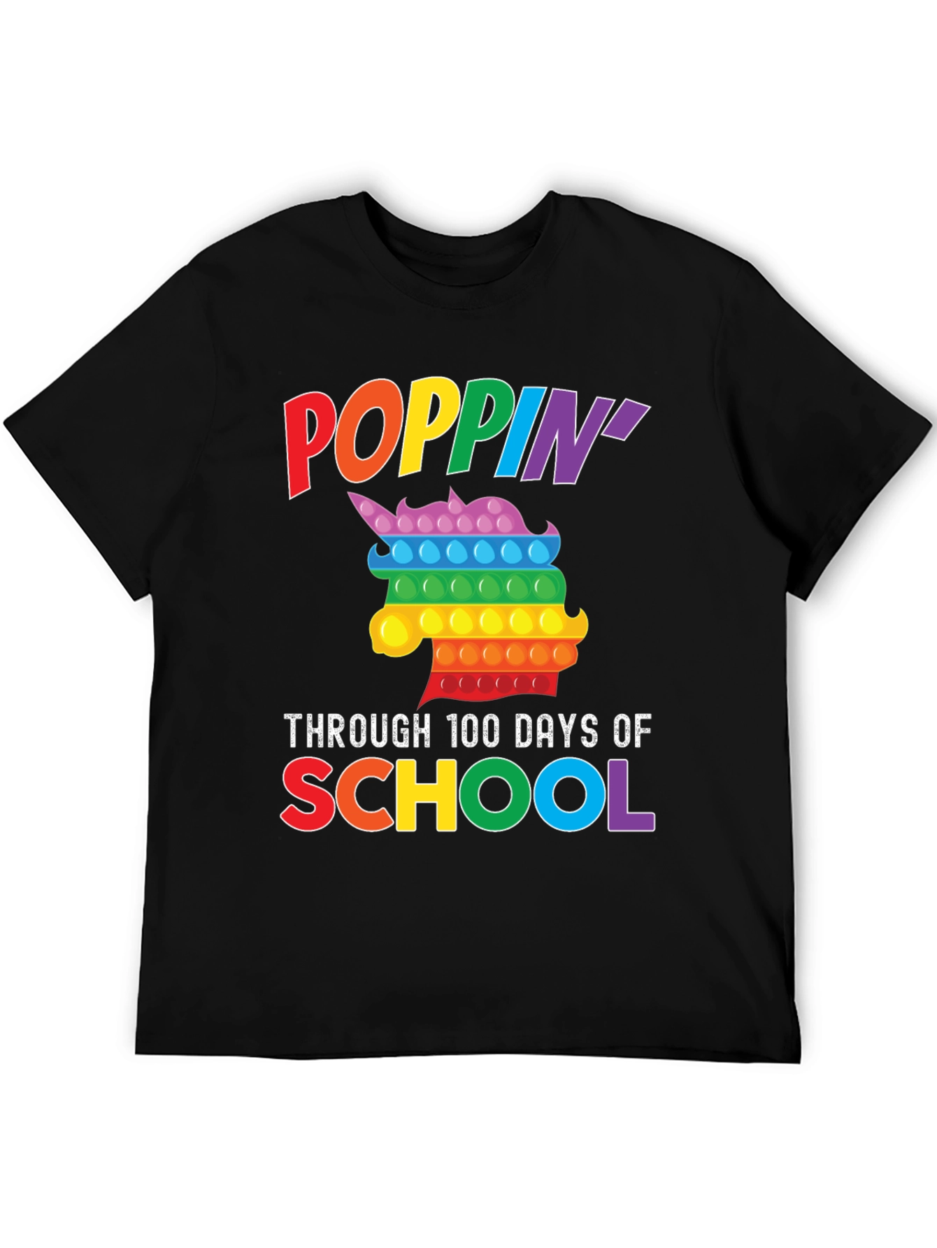 Poppin Through 100 Days of School T-Shirt