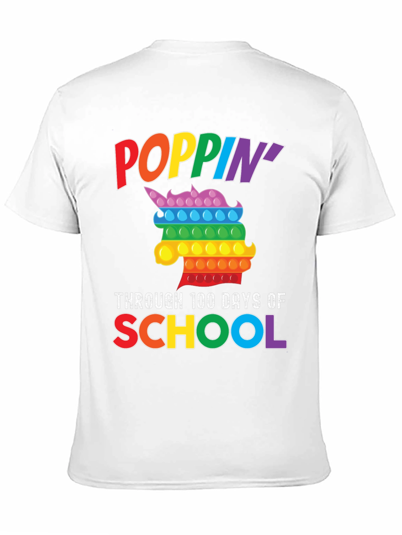 Poppin Through 100 Days of School T-Shirt