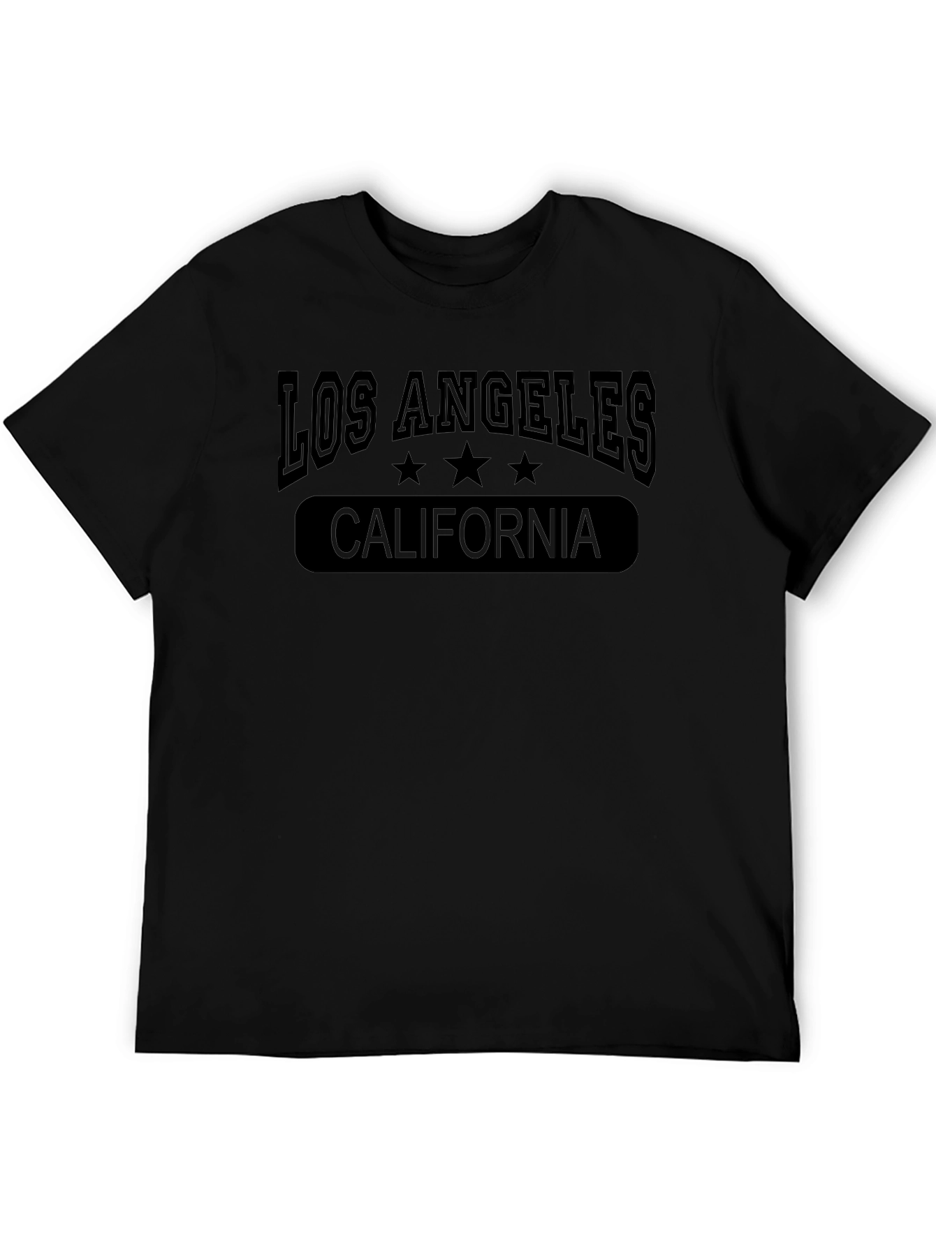 Los Angeles California Graphic Tee - Black