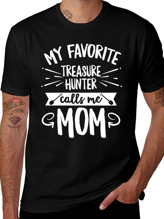 Treasure Hunter Mom T-Shirt - Novelty Graphic Tee