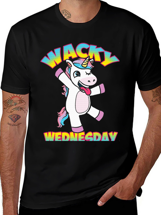 Wacky Wednesday Unicorn T-Shirt - Fun Novelty Tee