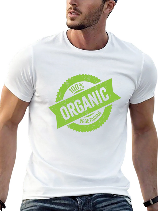 Organic Vegetarian Black T-Shirt