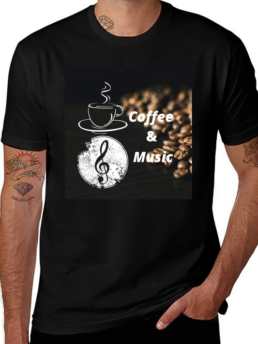 Coffee & Music T-Shirt - Brewtiful Treble Clef Tee