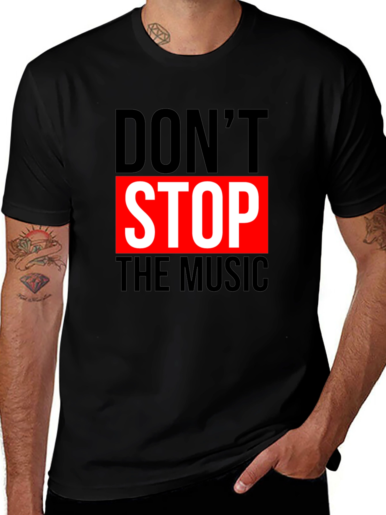 Dont Stop the Music Graphic T-Shirt