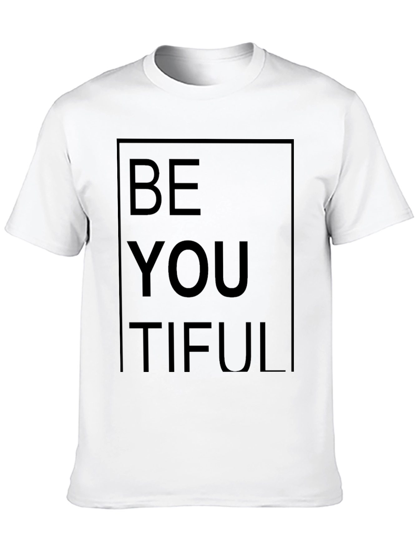 Be YOU tiful Graphic Tee - Black Unisex T-Shirt