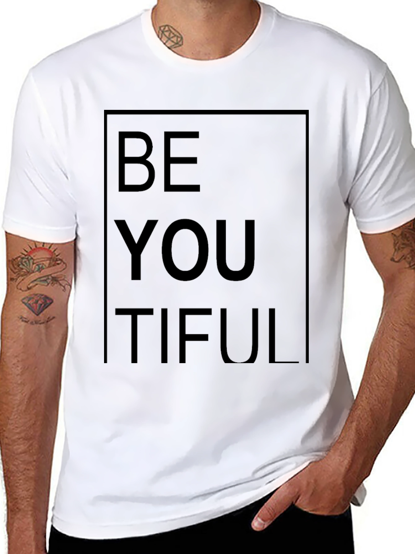 Be YOU tiful Graphic Tee - Black Unisex T-Shirt