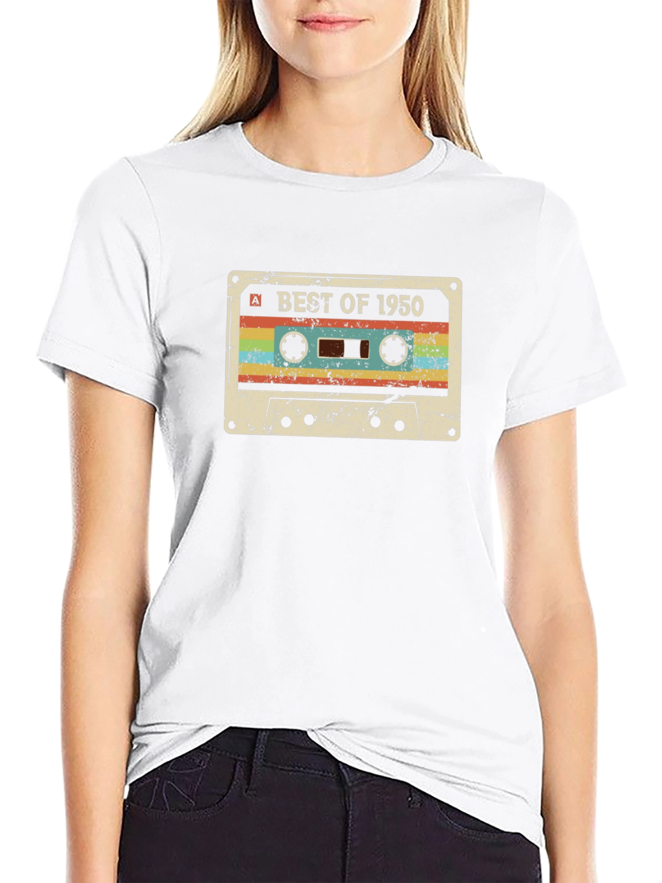 Retro Best of 1950 Cassette Graphic T-Shirt