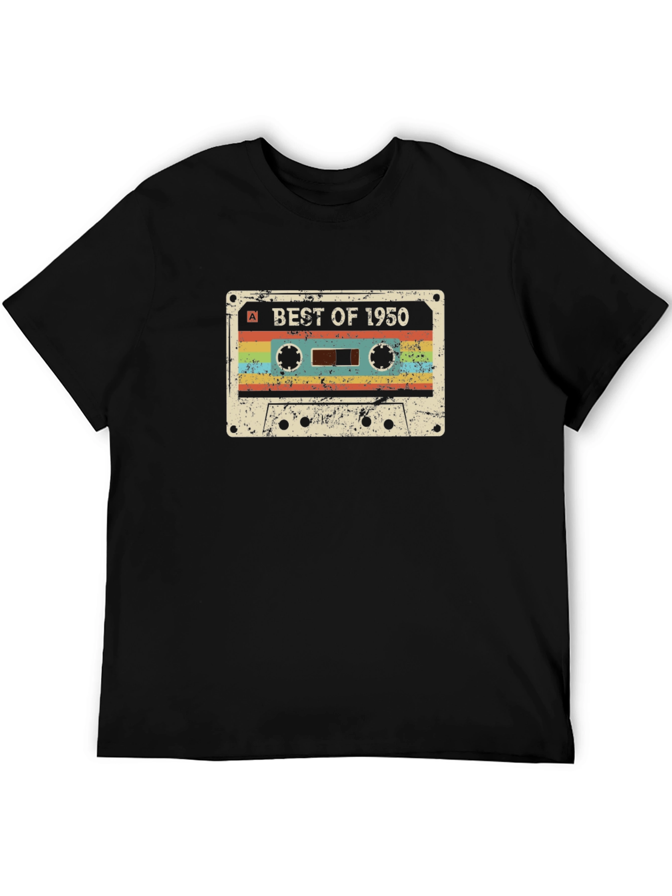 Retro Best of 1950 Cassette Graphic T-Shirt