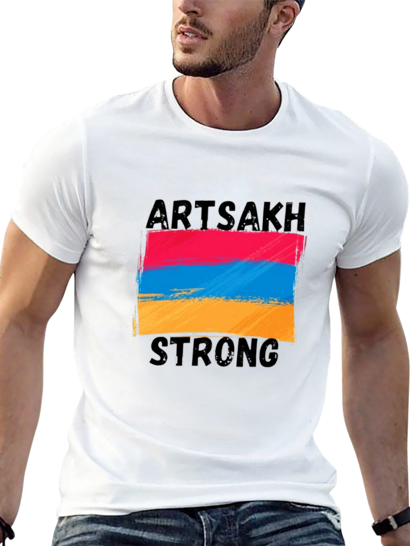 Artsakh Strong Graphic Tee - Patriotic Shirt