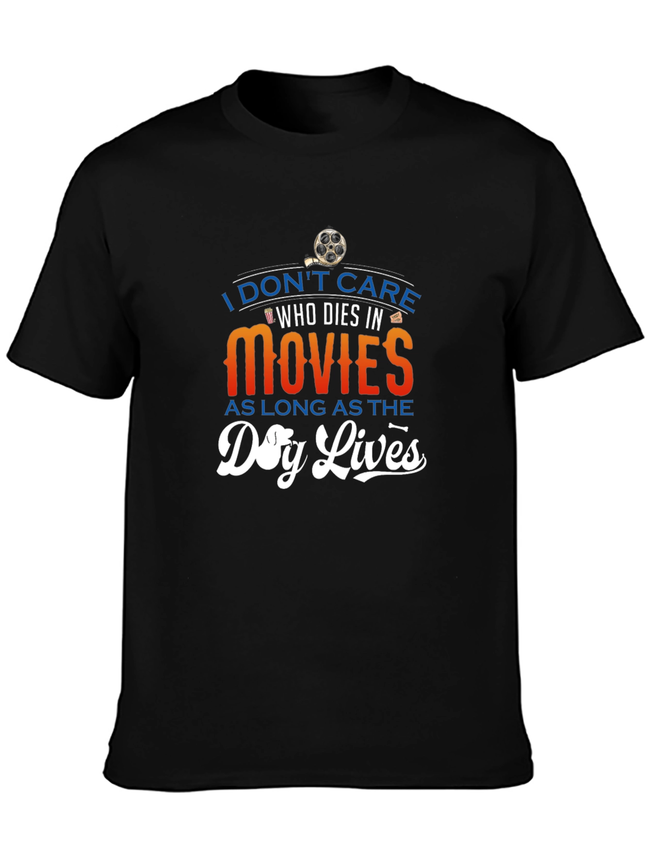 Movie Lover Graphic Tee - Dog Lives