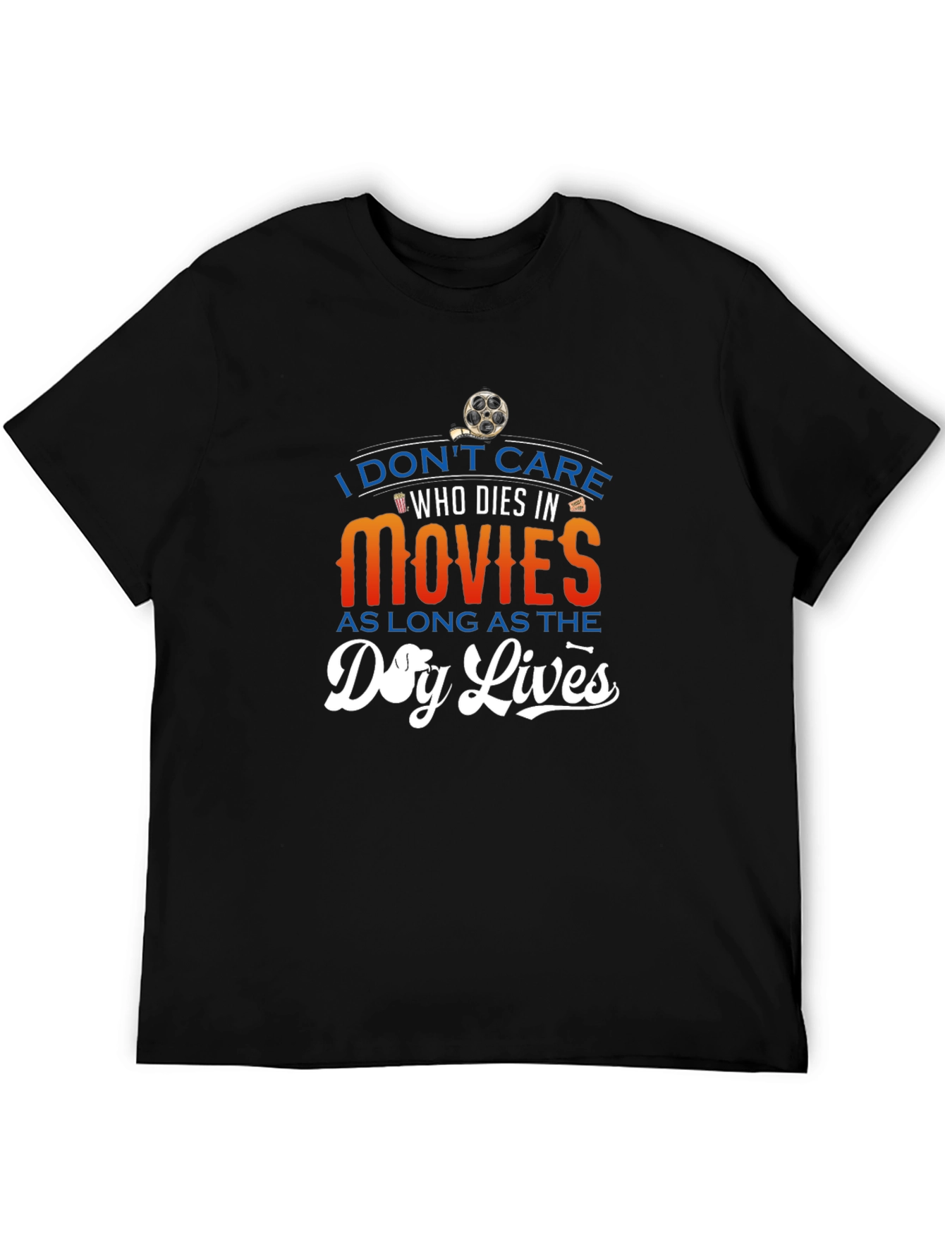 Movie Lover Graphic Tee - Dog Lives
