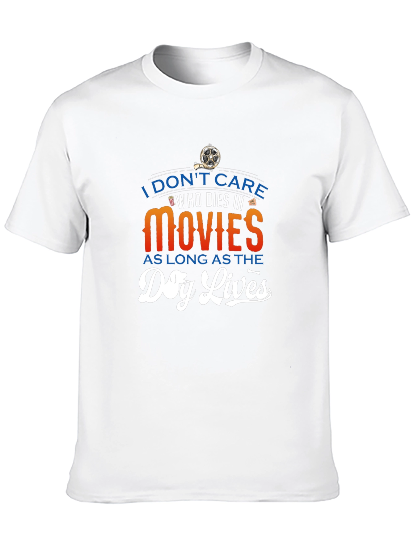 Movie Lover Graphic Tee - Dog Lives