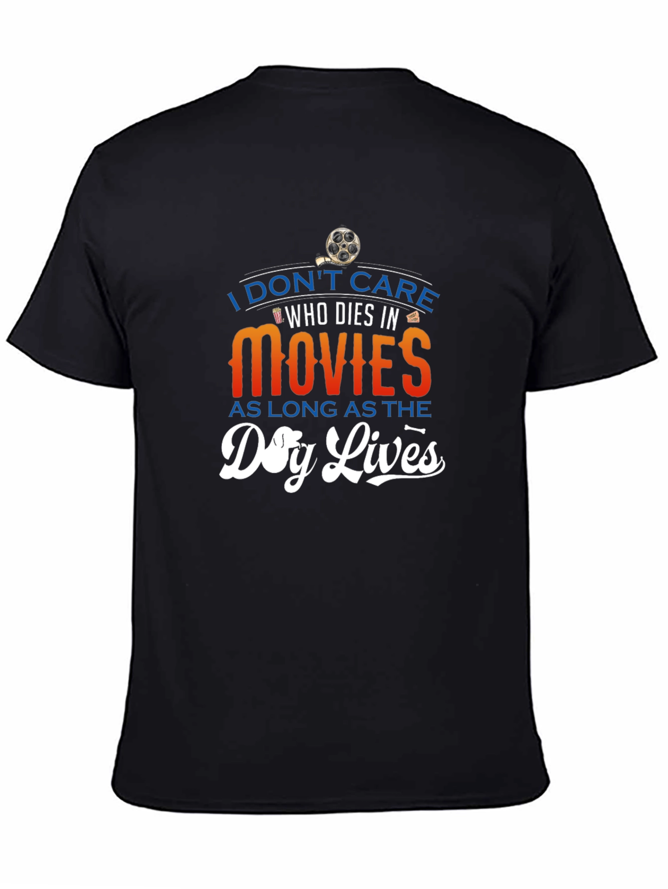 Movie Lover Graphic Tee - Dog Lives