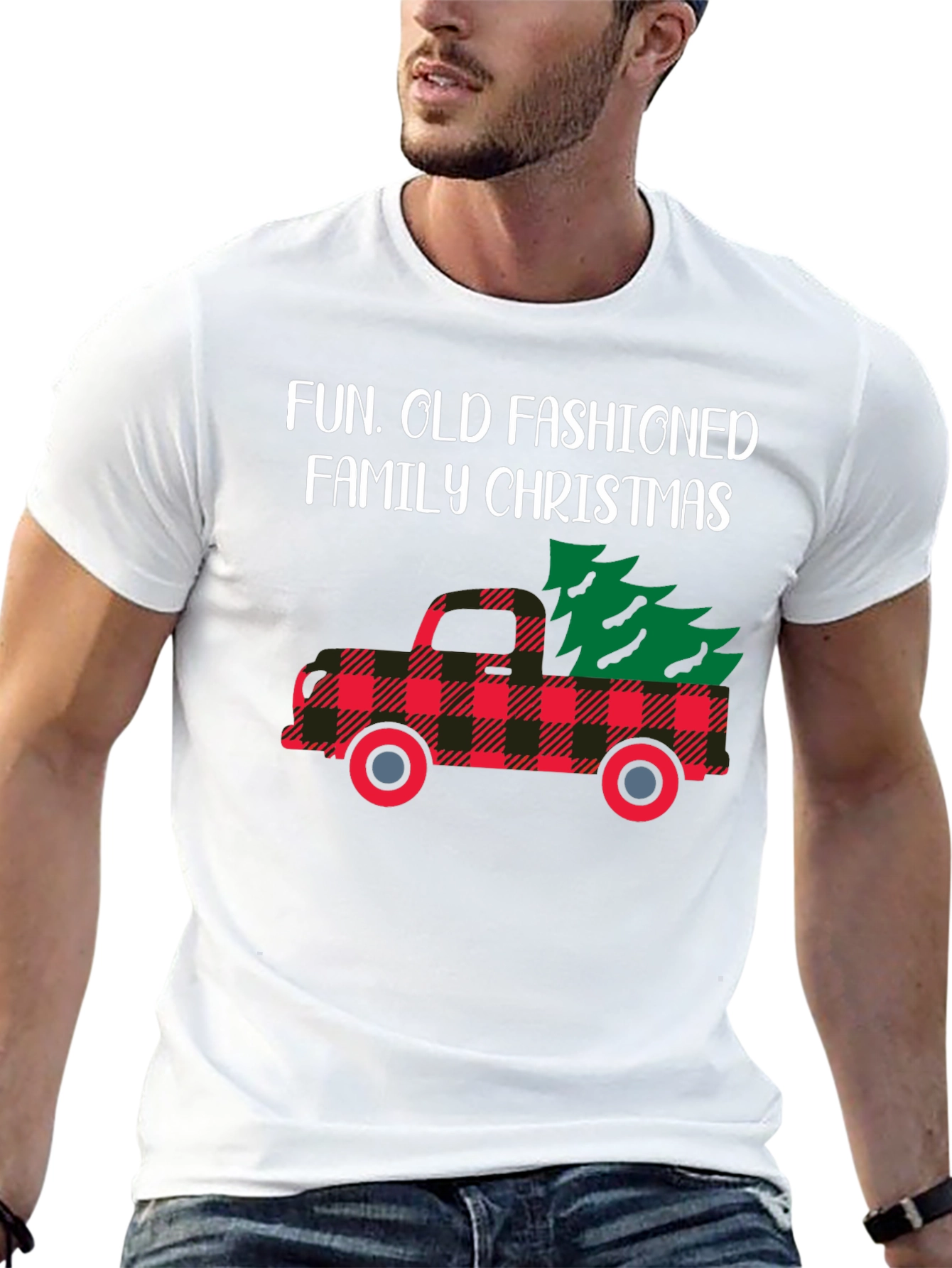 Fun Old Fashioned Family Christmas T-Shirt