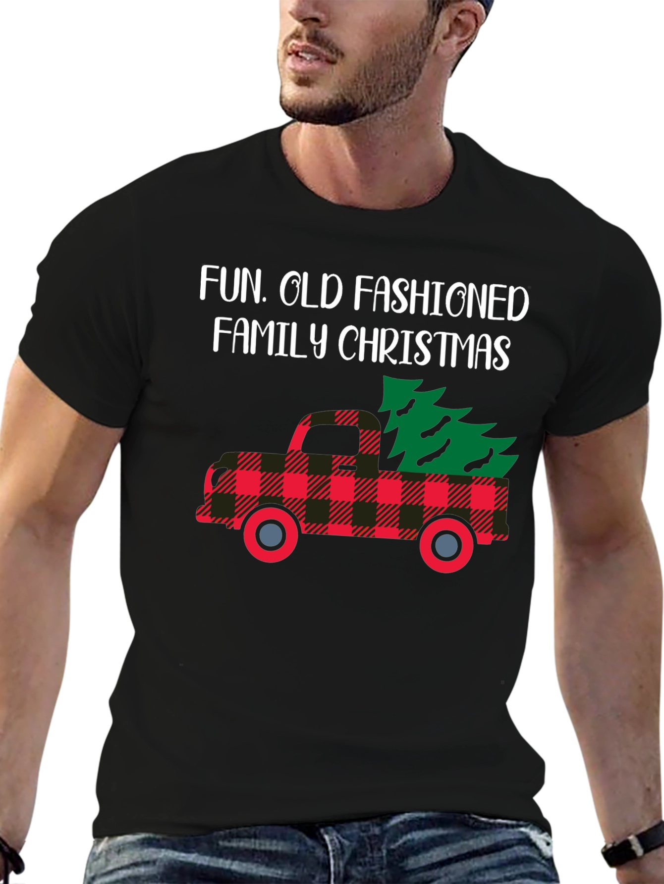 Fun Old Fashioned Family Christmas T-Shirt