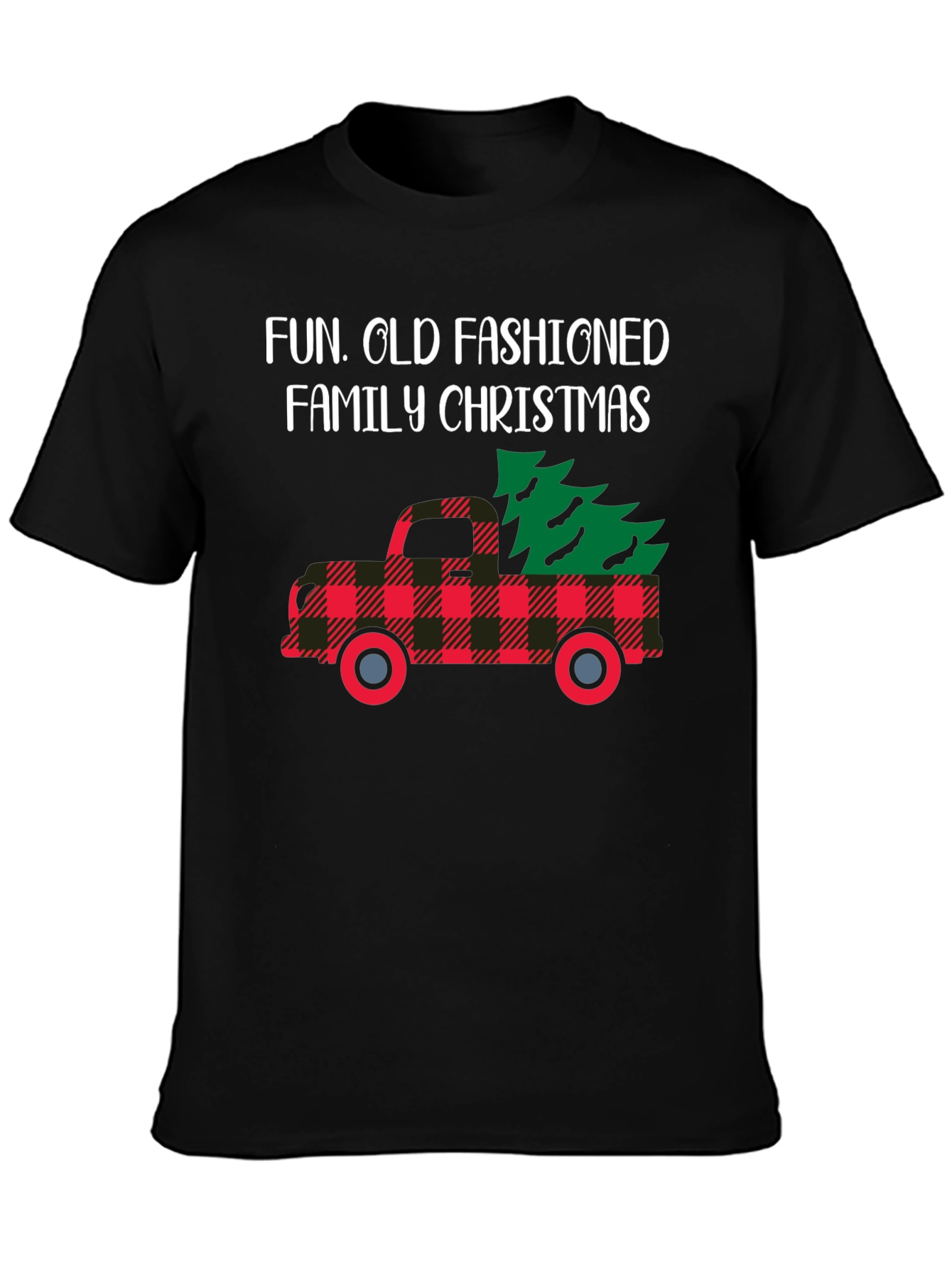 Fun Old Fashioned Family Christmas T-Shirt