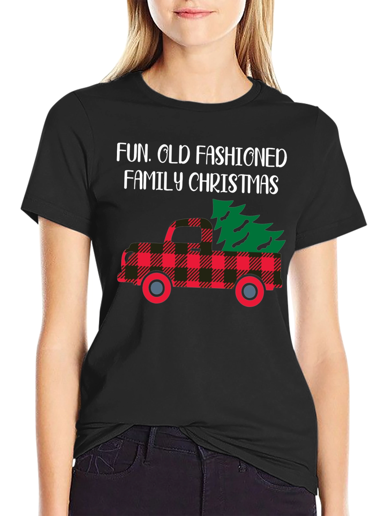 Fun Old Fashioned Family Christmas T-Shirt