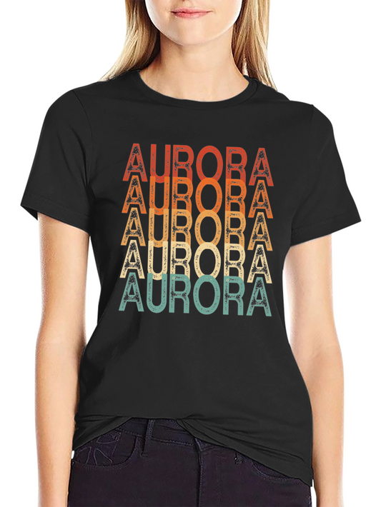 Retro Aurora T-Shirt - Vintage Style Graphic Tee