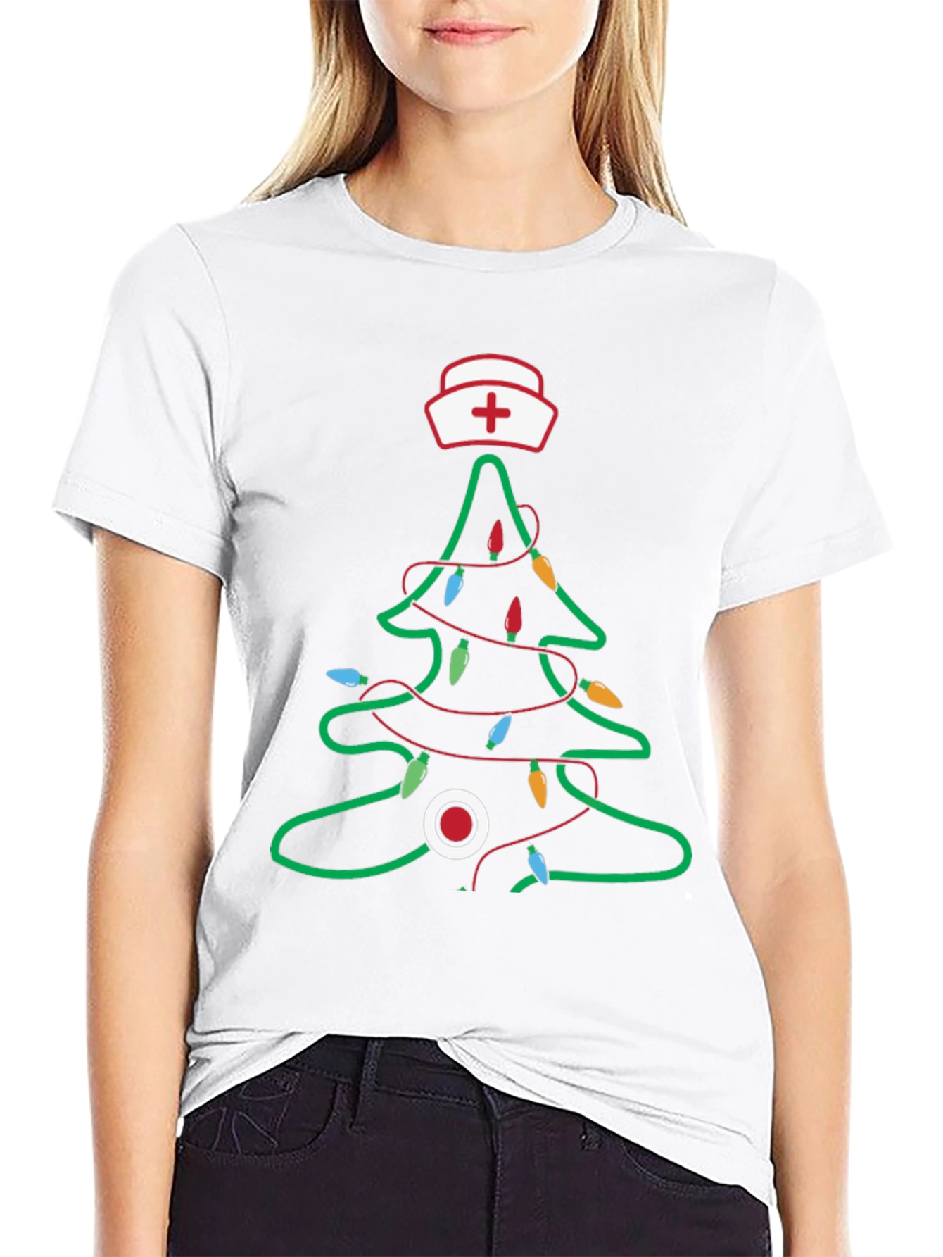 Nurse Christmas Tree T-Shirt
