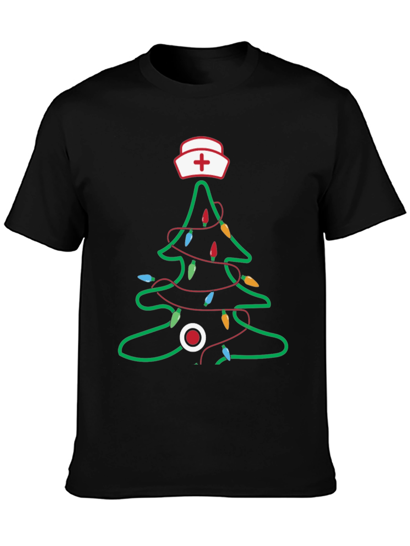 Nurse Christmas Tree T-Shirt