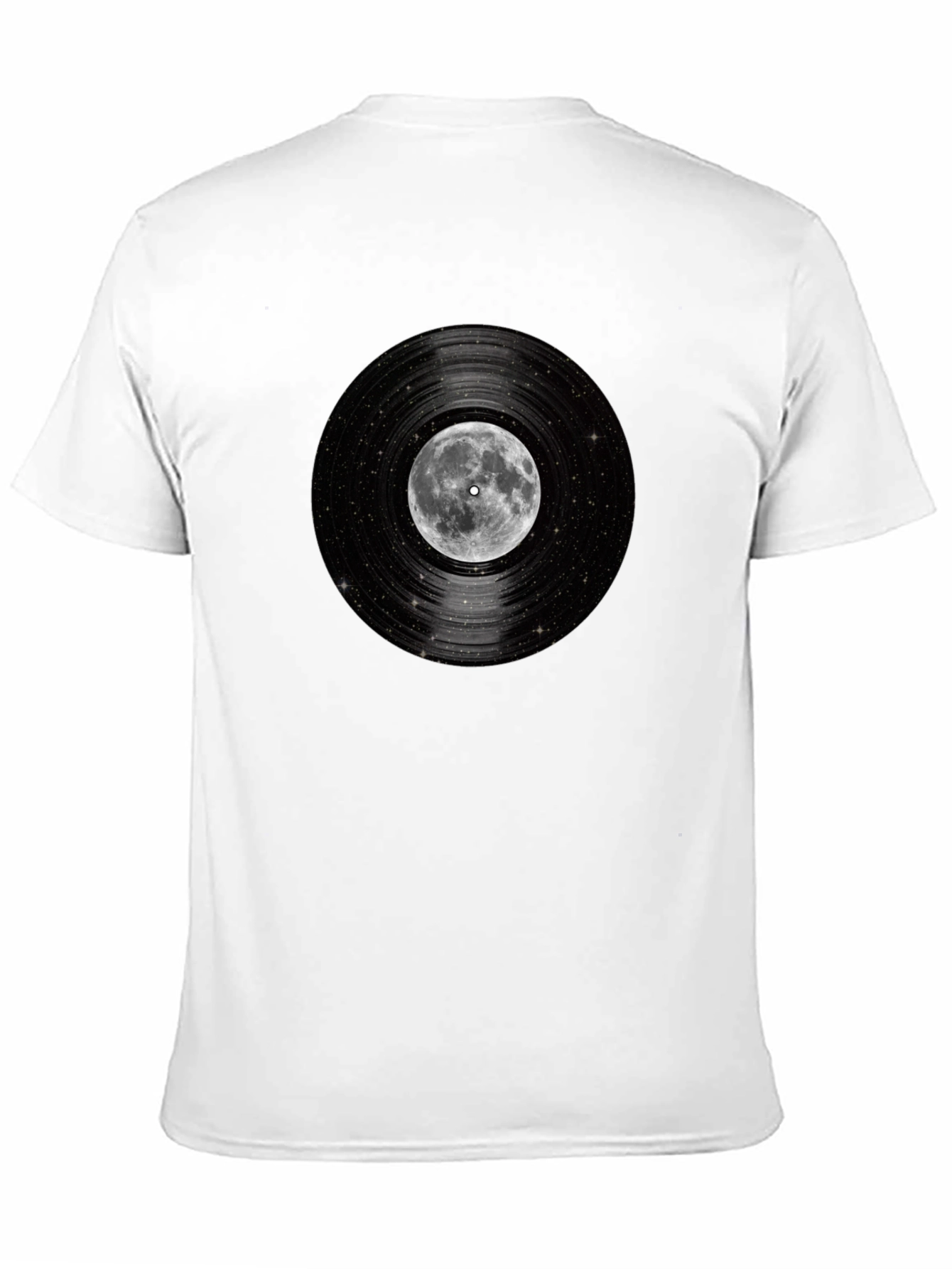 Moon Vinyl Record Graphic T-Shirt