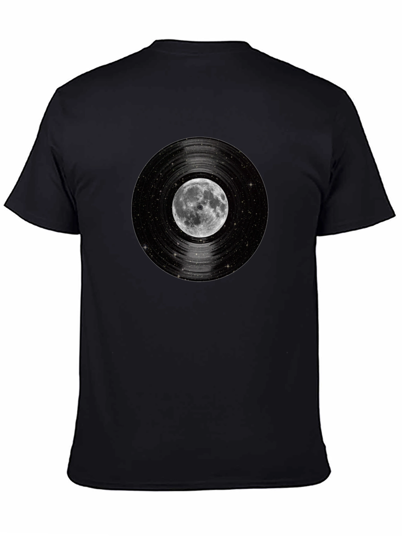 Moon Vinyl Record Graphic T-Shirt